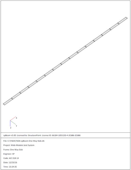 OneWay Wide Module Joist Concrete Floor System Design